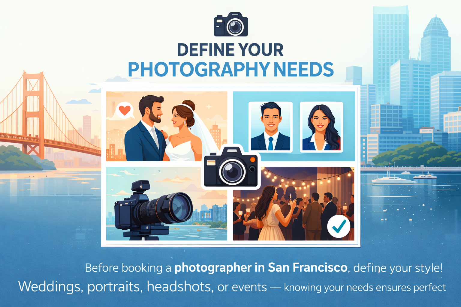 Define your photographer your needs